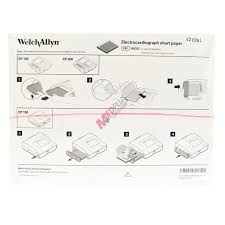 Welch Allyn 105353 Cp100 200 150 250 Ecg Chart Paper 1 Pk