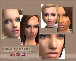 Beauty marks create a seductive look and can give more glamour to your appearance. Mod The Sims 5 Beauty Marks
