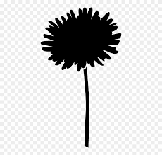 Free Free 241 Silhouette Simple Flower Svg SVG PNG EPS DXF File