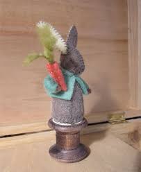 Cotton Reel Rabbits Felt Bunny Wool Felt Projects Felt Crafts