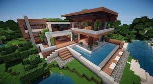 Minecraft modernes haus (modern house). Minecraft Modern Villa V 1 8 Maps Mod Fur Minecraft Modhoster De