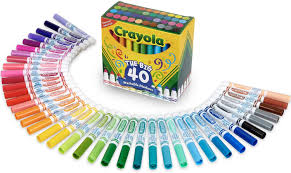 Ideal for any glass surface. Amazon Com Crayola Ultra Clean Washable Markers Kids Indoor Activities At Home Broad Line 40 Classic Colors Toys Games
