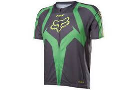 fox livewire race mountain bike mtb jersey acid green size