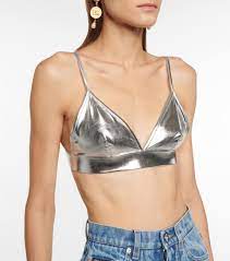 Dolce Gabbana Metallic Bralette Mytheresa