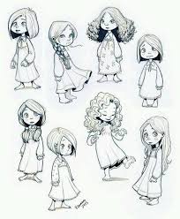 Pin By Hannah J On Inspirations Character Drawing Character Sketches Little Girl Drawing