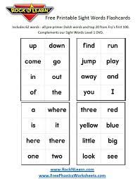 Free Printable Sight Words Flashcards Includes 62 Words All Pre Primer Dolch Words And T Sight Word Flashcards Pre Primer Dolch Words Sight Words Printables