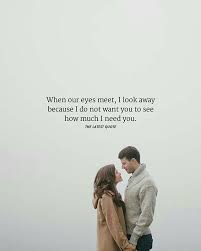 It will be okay soon. Quotes About Eyes Meeting Aden