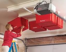 Create A Sliding Storage System On The Garage Ceiling Garage Organization Tips Diy Projects Garage Garage Organization