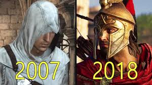 Evolution Of Assassin S Creed Games 2007 2018 Assassins Creed Game Creed Game Assassins Creed Origins