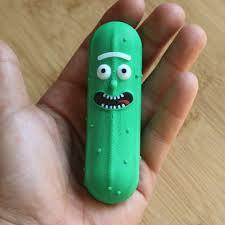 Multi Color Pickle Rick Multi Color Color 3d Printing