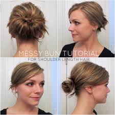 Blunt wavy bob with thinned bangs. Top 25 Messy Hair Bun Tutorials Perfect For Those Lazy Mornings Cute Diy Projects