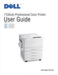 Dell dell 720 photo printer quite right: Dell Color Laser Printer 7130cdn User Manual Pdf Download Manualslib