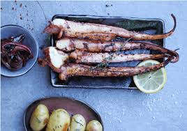 How to make 4 classic spanish tapas using potatoes. Grilled Octopus With Red Wine Onions Rosemary Potatoes Otto Wilde Grillers