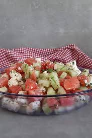 Melonen Feta Salat Melonen Feta Salat Feta Salat Salat Mit Melone