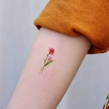 1 802 Likes 20 Comments Studiobysol Vane Vane Tattoo On Instagram Red Carnation Lilac Tulip Carnation Tattoo Carnation Flower Tattoo Tulip Tattoo