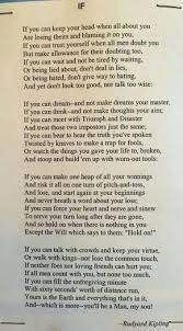 Rudyard Kipling S Famous Poem If Poetry Famous Poetry Words Poems