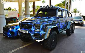 Mercedes Benz Mansory Gronos G 63 Amg 6x6 Voiture Voitures De Luxe Mercedes