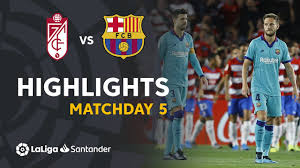 All information about granada cf (laliga) current squad with market values transfers rumours player stats fixtures news. Highlights Granada Cf Vs Fc Barcelona 2 0 Youtube