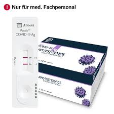 Schnelltest für zuhause oder unterwegs. Coronavirus Antigen Schnelltest