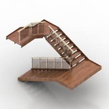 Architecture, interior design 6 years ago. Stair 1 3d Model Gsm 3ds For Interior 3d Visualization Staircase Of A Private House Interior Collection