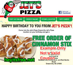Jet S Pizza Birthday Freebie Http Www Heyitsfree Net Jets Pizza Birthday Freebie Birthday Freebies Jets Pizza Birthday