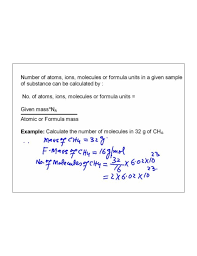 Chemical formula search help rules for chemical formulas (back to search) enter a sequence of element symbols followed by numbers to specify the amounts of desired elements (e.g., c6h6). Mole Avogadro S Number And Calculations Based On Balanced Chemical E
