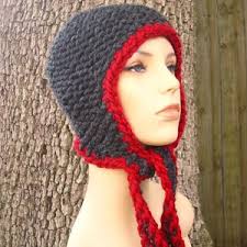 Knitting Pattern Football Team Ear Flap Hat
