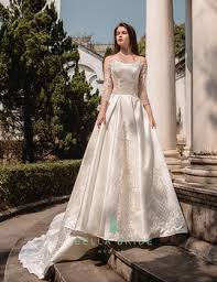 Es hat schöne lange ärmel. Hijab Kleider Hochzeit 229294