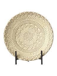 Decorative plate with stand,wall hanging plate,decorative plates for hanging handmade, unique home decor. John Lewis Ecomix Decorative Plate On Stand At John Lewis Partners