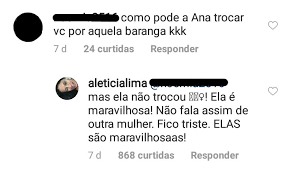 A cantora sertaneja maria clara comunicou seus fãs neste domingo (18) que ela e a apresentadora fernanda aguiar se separaram. Leticia Lima Rebate Comparacoes Com Atual Namorada De Sua Ex O Fuxico