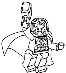 Lego Coloring Pages Thor In 2020 Avengers Coloring Pages Avengers Coloring Lego Coloring Pages