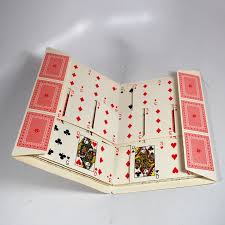 Place glue along the top of the bottom portion of your castle. Card Castle By Tricks Of Japan Not Your Average Card Castle No Longer Made Magic Collectibles