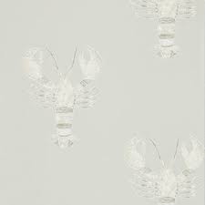 Sanderson Home Port Issac Cromer Gull Lobster Wallpaper 216588 Wallpaper British Design Feature Wallpaper