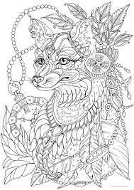 omeletozeu coloriage chouette renard mandala animaux  fc schalke