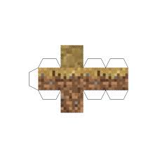 Papercraft Mini Grass Path Mini Pressed Dirt 2 Versions Paper Crafts Minecraft Crafts Papercraft Minecraft Skin