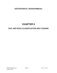 Pdf Geotechnical Design Manual Chapter 5 Soil And Rock