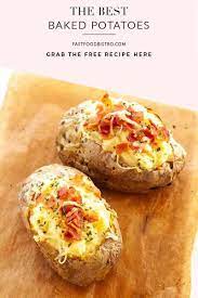 How To Make The Best Baked Potato Fast Food Bistro Recipe Recipes Best Baked Potato Baked Potato Recipes