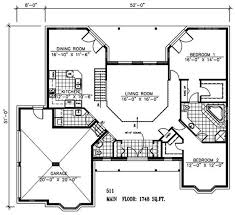 Bungalow House Plans Home Design Pdi511 House Plans One Story Best House Plans Retirement House Plans