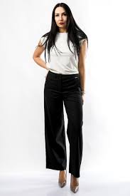 Pantalone Donna Rino & pelle MERLE.7002521 BLACK