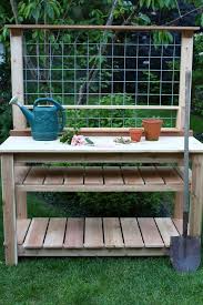 Potting Bench Ideas Want To Know How To Build A Potting Bench Our Potting Bench Plan Will Give You A Fun Potting Bench Plans Potting Bench Garden Work Bench