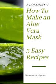 The historical healing records of aloe vera date as far back as 1750 bc. Diy How To Make An Aloe Vera Mask 3 Easy Recipes