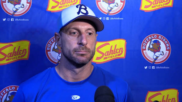 Max Scherzer meets with the media after his outing | 05/31/2026 | MiLB.com