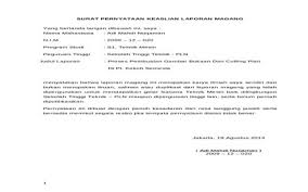 Contoh surat pernyataan adalah surat yang digunakan untuk menyatakan sesuatu kepada penerima. 18 Contoh Pernyataan Keaslian Skrisi Thesis Ta Dan Cara Membuatnya Penelitianilmiah Com