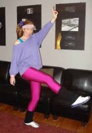 In this hilarious 80s jazzercise leotard and headband, you're going to be ready for a jane fonda video, or just to go power walking in the park. Is Your Halloween Costume Fitness Inspired