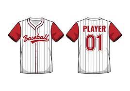 Download Pinstripe Baseball Jersey Mockup Ai Svg Eps Vector Uidownload