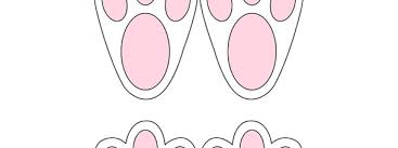 Bunny templates svg dxf jpeg easter design instant download. Bunny Feet Cut Out Medium