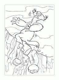 Select from 36752 printable coloring pages of cartoons, animals, nature, bible and many more. Ice Age Coloring Pages Dibujo Para Imprimir Careful Sid Ice Age Coloring Pages Dibujo Para Imprimir