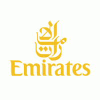 The wordmark which lies just below it, adversely bears the name of the airline company in english lettering and features. Emirates Airlines Brands Of The World Download Vector Logos And Logotypes