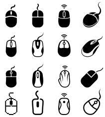 Black And White Computer Mouse Clipart Illustrations Vector Images Computer Logo Computer Icon Computer Tattoo