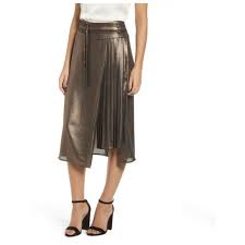 We did not find results for: Anthropologie Leith Womens Pleated Skirt Rose Gold Metallic Midi Belted S New